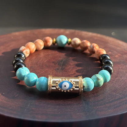 Natural Stone Beaded Bracelet Collection