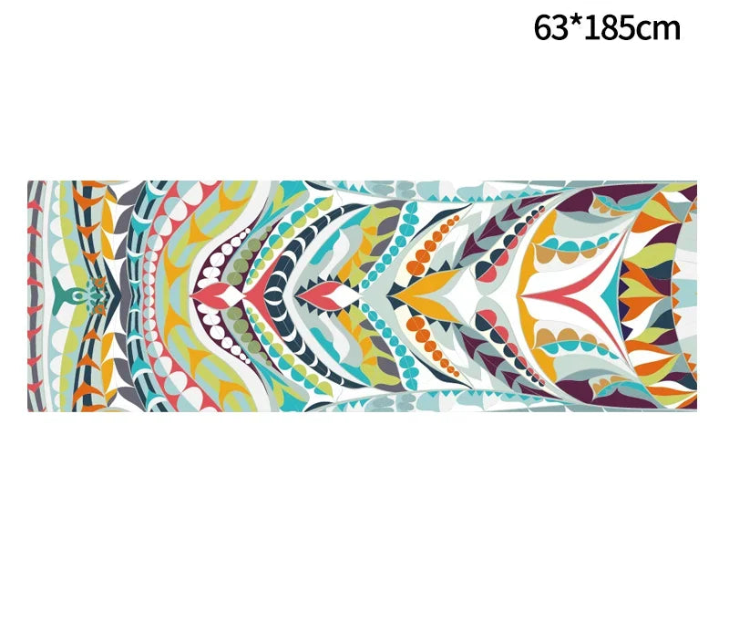 Printed Hot Yoga Mat Towel (185 x 63 cm)