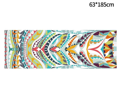 Printed Hot Yoga Mat Towel (185 x 63 cm)