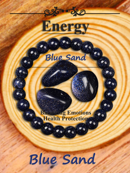 Handmade Natural Lapis Lazuli Stone Bracelet