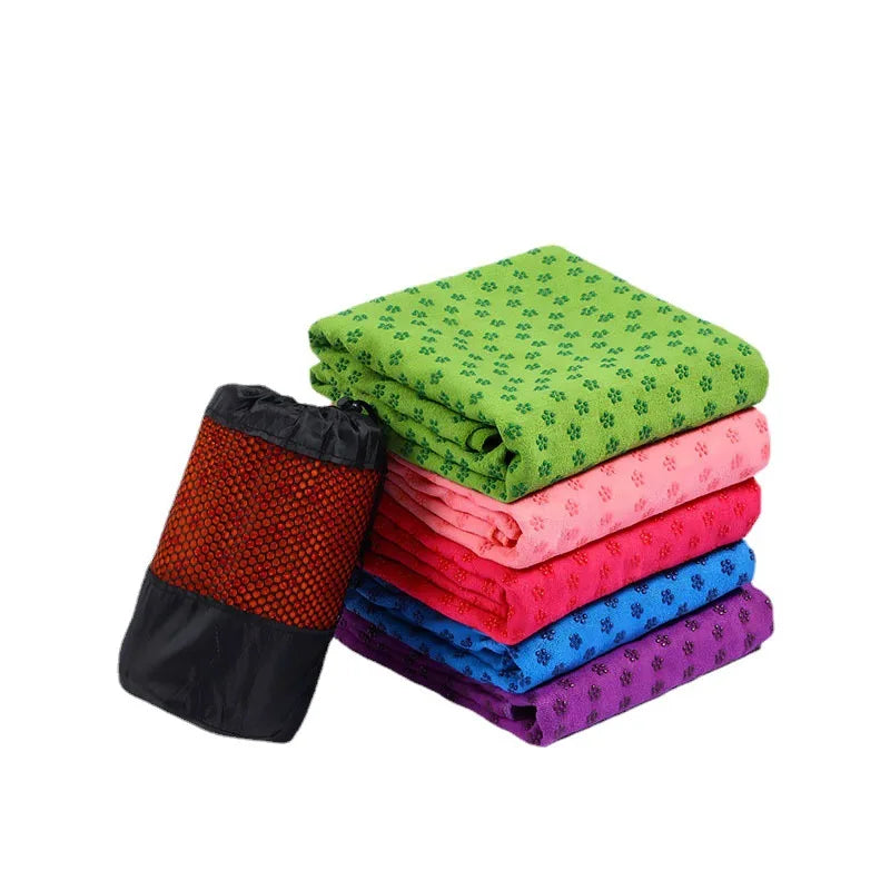 Anti-Slip Sweat-Absorbent Yoga Mat Towel Cloth
