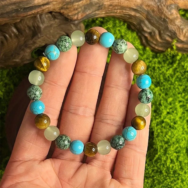 Natural Stone Symbolic Beaded Bracelet Collection