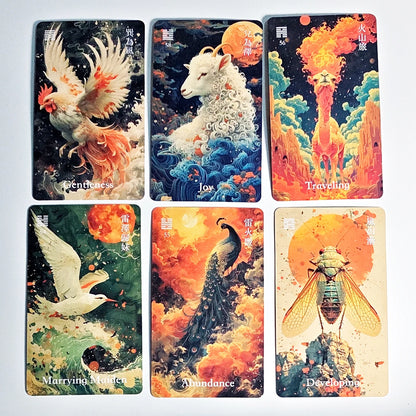 I-Ching Oracle Dragon Deck (64-Card Set)