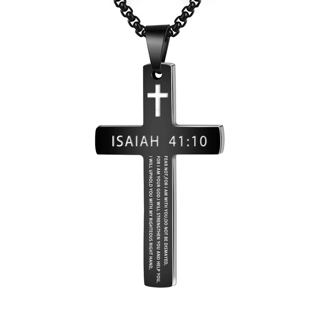 Stainless Steel Cross Pendant Necklace