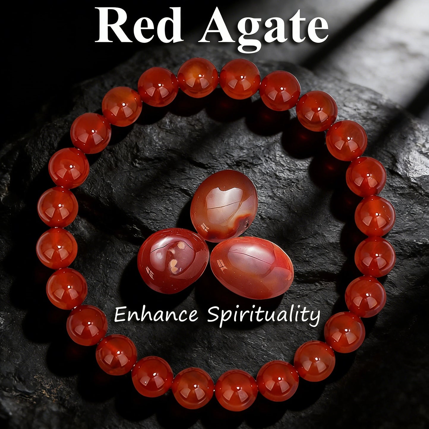 Natural Sodalite Stone Beaded Bracelet