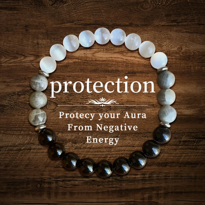 Natural Stone Symbolic Beaded Bracelet Collection