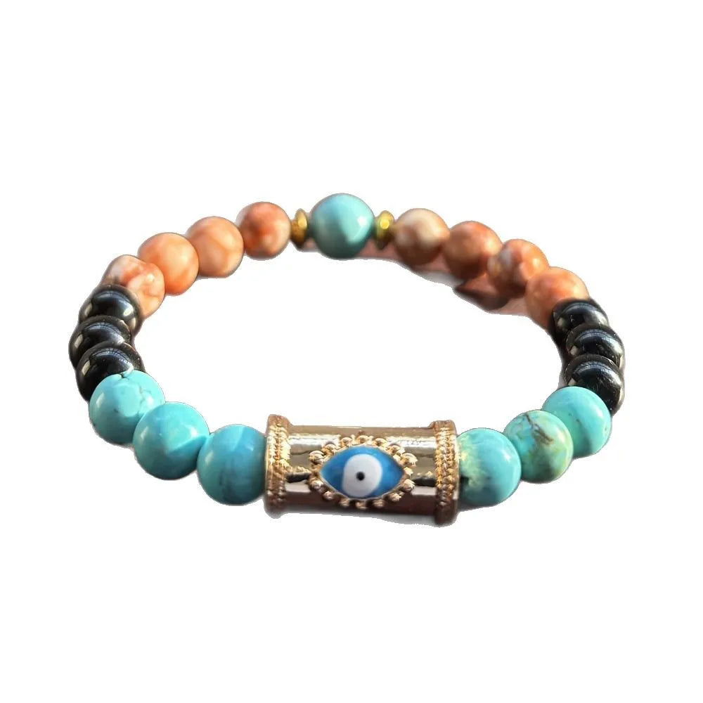 Natural Stone Beaded Bracelet Collection