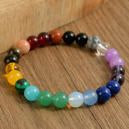Natural Stone Symbolic Beaded Bracelet Collection