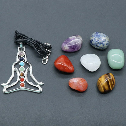 8/14-Piece Natural Crystal Stone Set