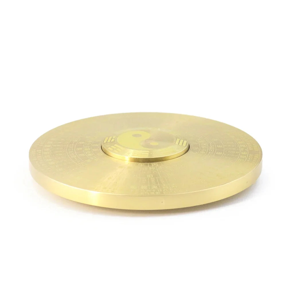 1PC Retro Brass Feng Shui Compass Turntable