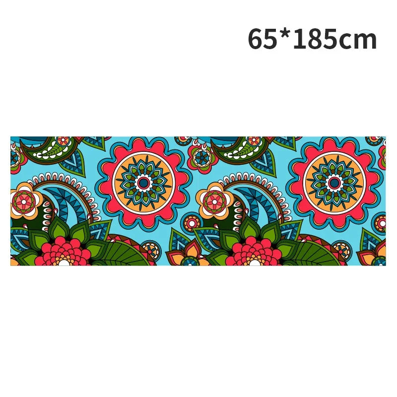 Printed Hot Yoga Mat Towel (185 x 63 cm)