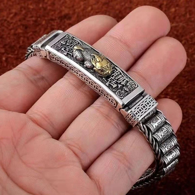 Rotatable Pixiu Charm Bracelet