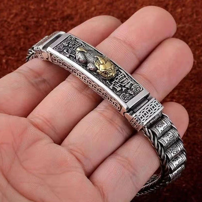 Rotatable Pixiu Charm Bracelet