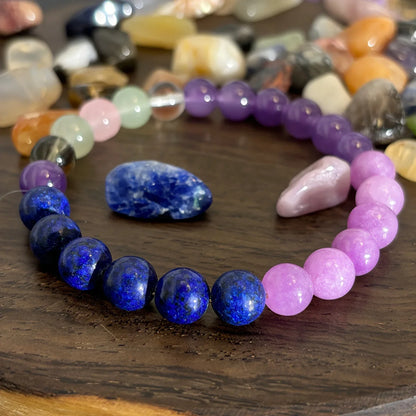 Natural Stone Symbolic Beaded Bracelet Collection