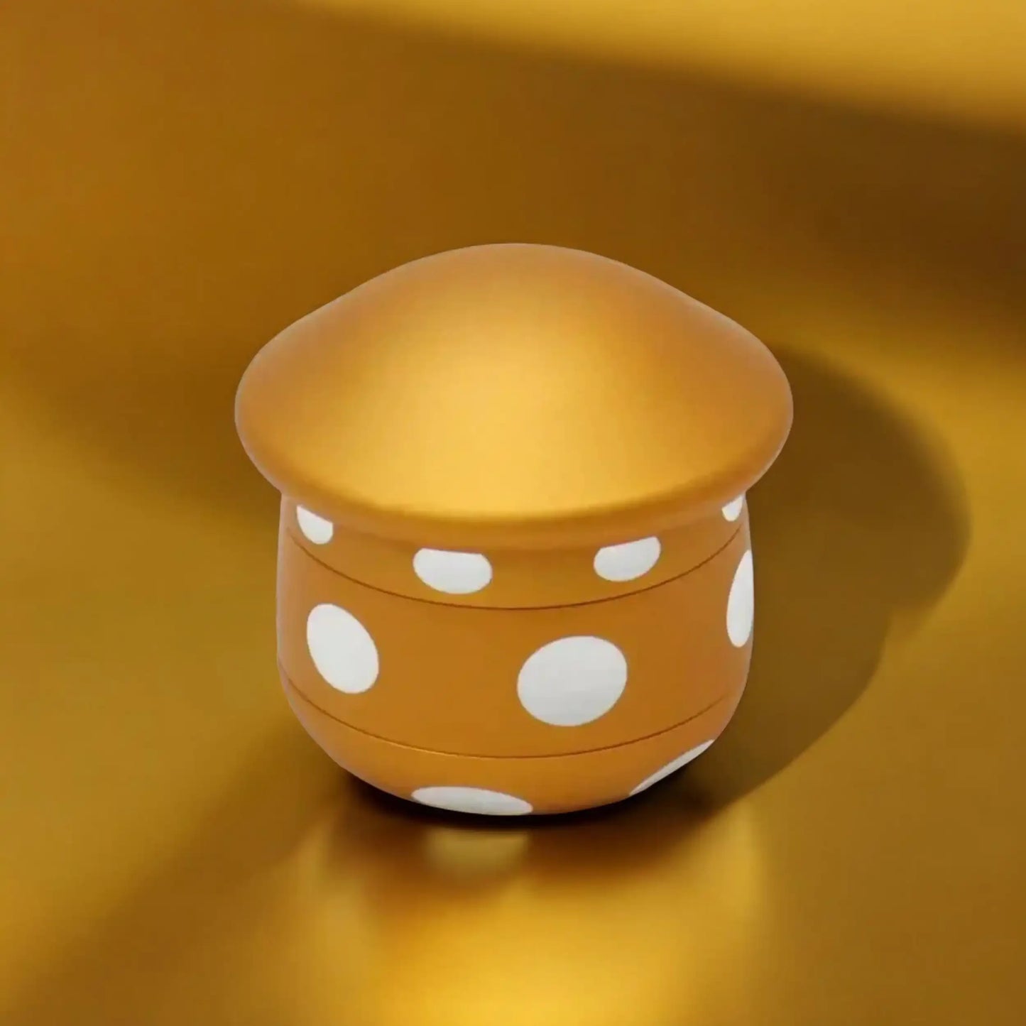 4-Layer Aluminum Mushroom Herb Grinder (63mm/2.5-inch)
