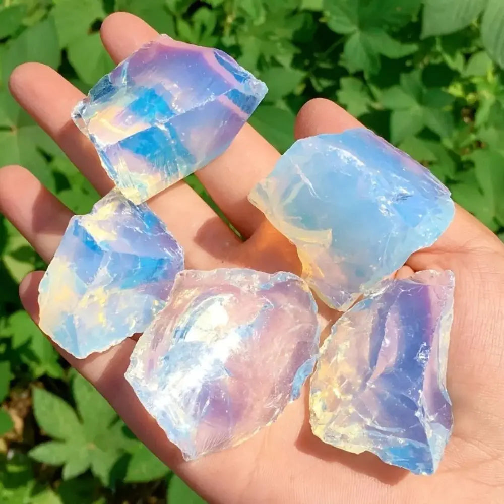 700g Natural Raw Opal Quartz Crystal