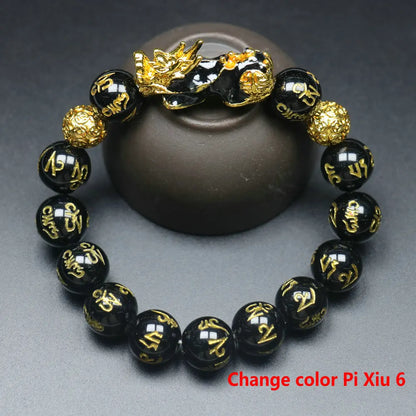 Feng Shui Five Elements Pixiu Wealth Bracelet