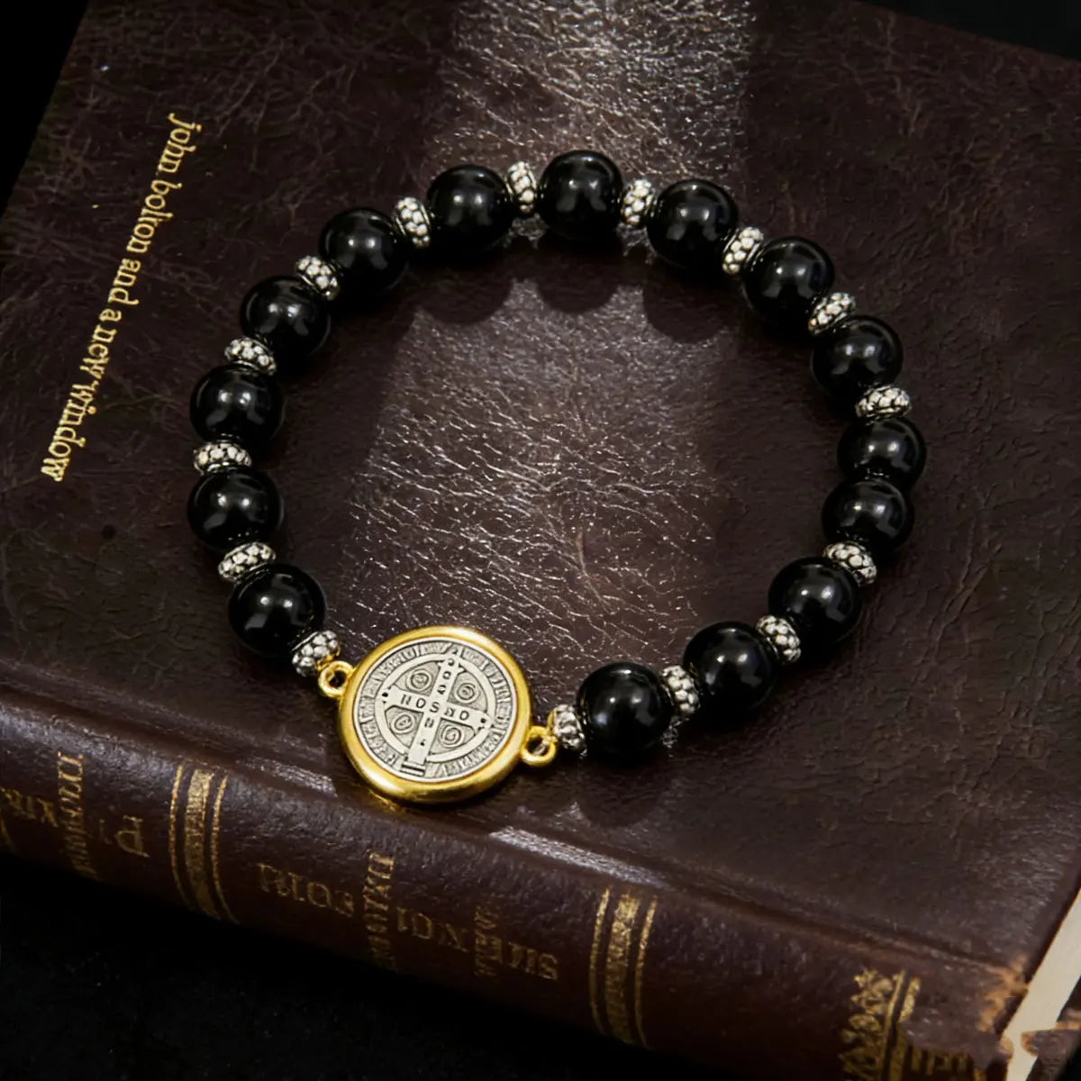 San Benito (Saint Benedict) Protection Medal Bracelet