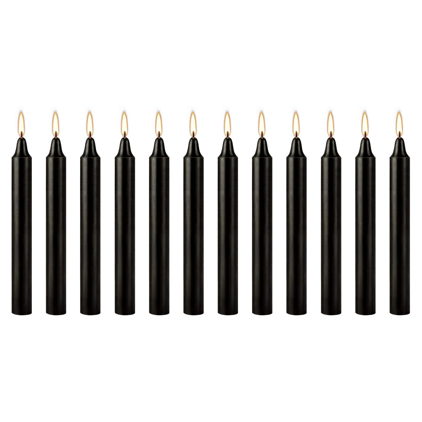 12-Piece Black Small Rod Wax Set