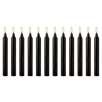 12-Piece Black Small Rod Wax Set