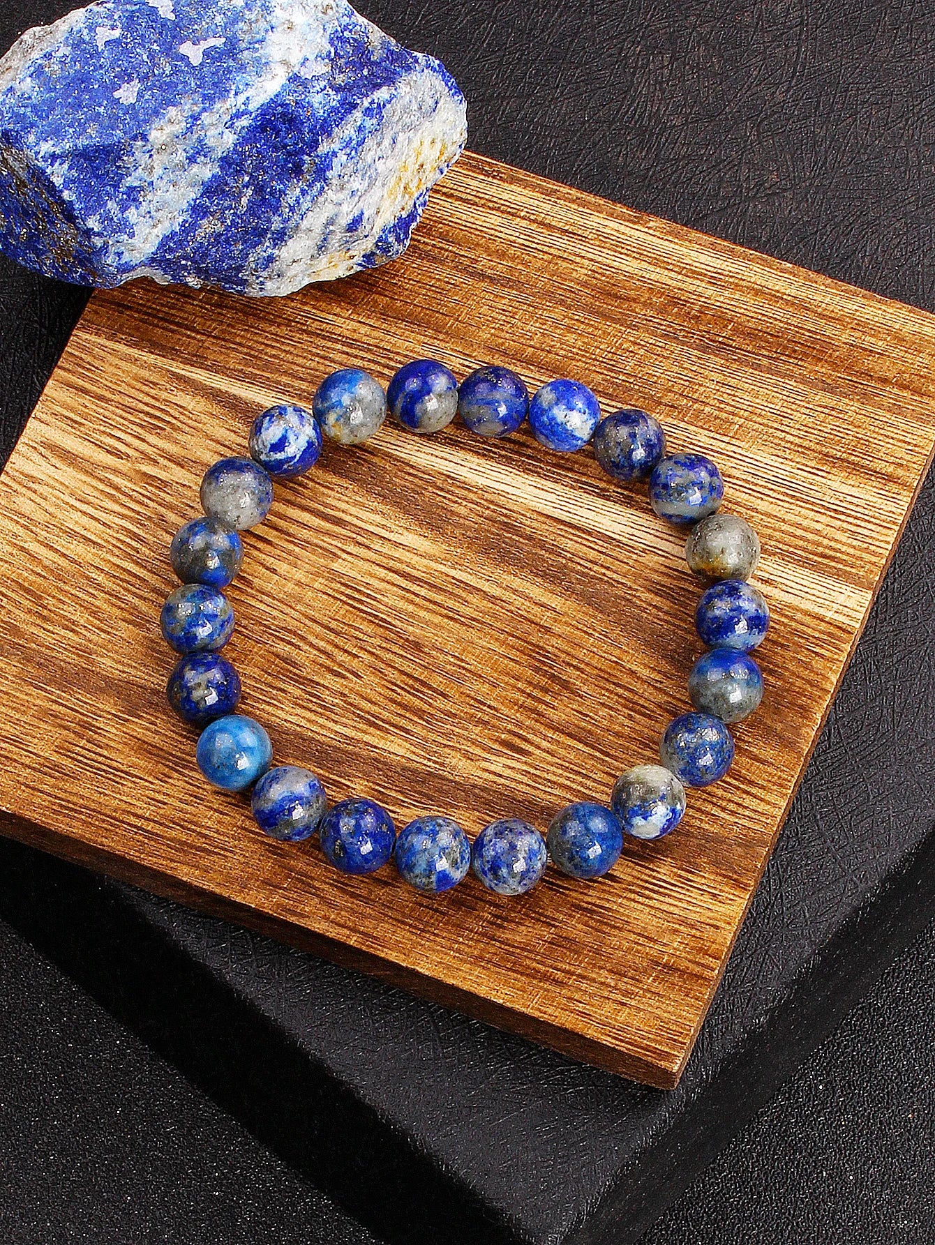 Handmade Natural Lapis Lazuli Stone Bracelet
