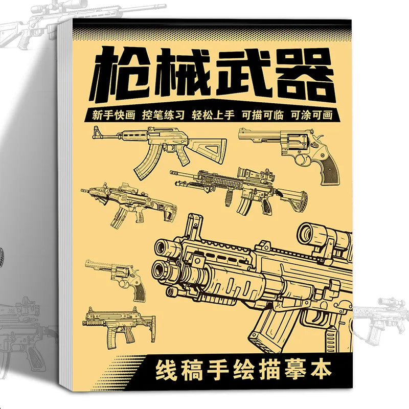 Anime Character Line Art Drawing Book