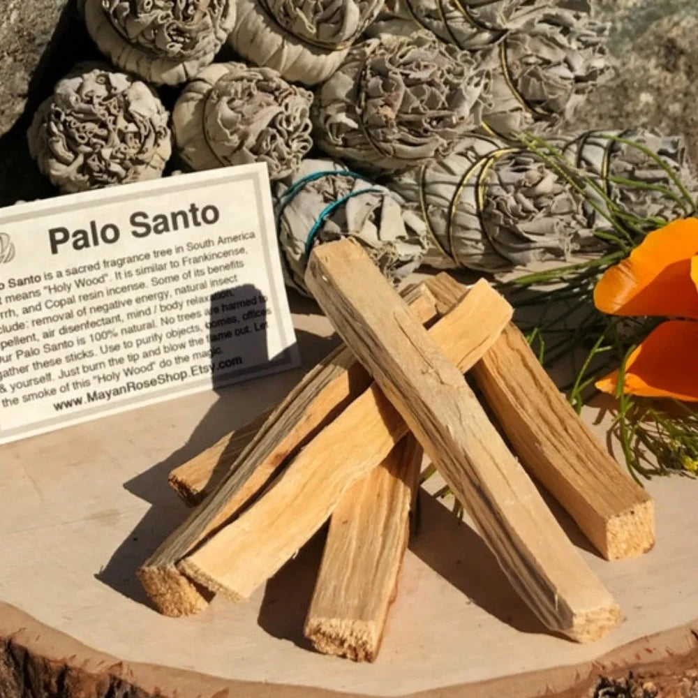Natural Palo Santo Holy Wood Stick Set