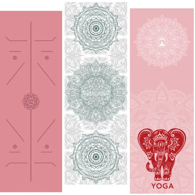 Printed Hot Yoga Mat Towel (185 x 63 cm)