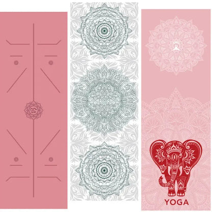 Printed Hot Yoga Mat Towel (185 x 63 cm)