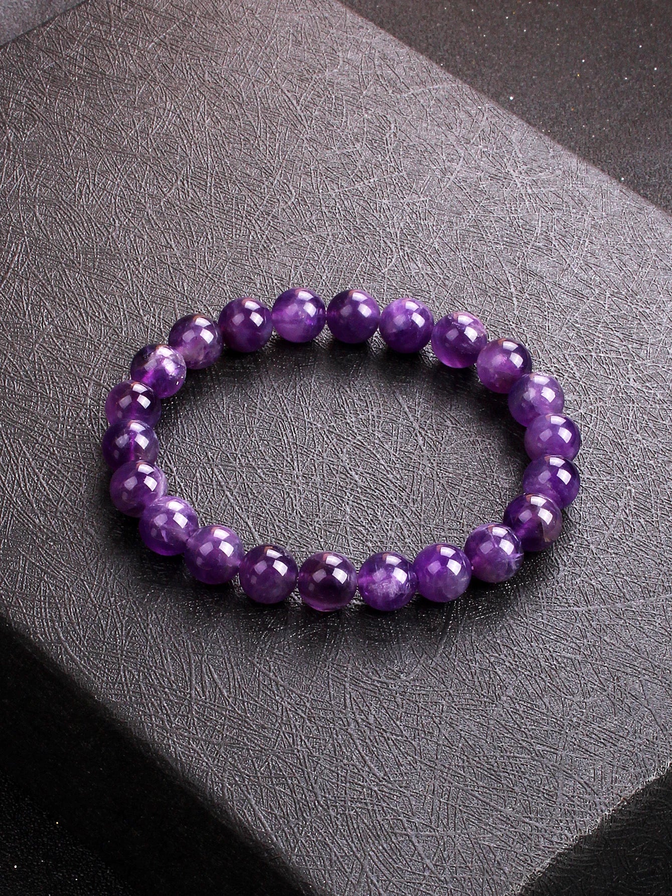 Amethyst Bead Bracelet