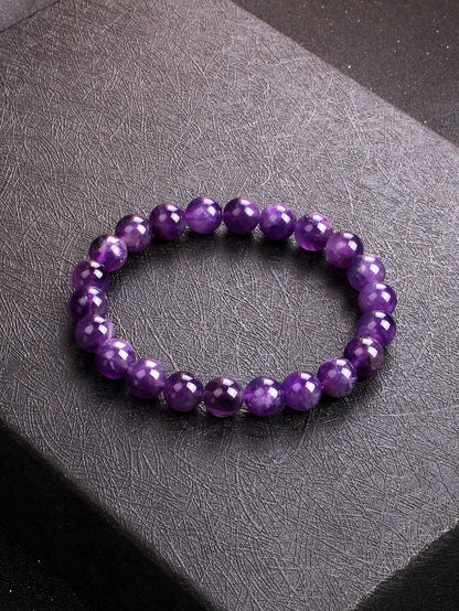 Amethyst Bead Bracelet
