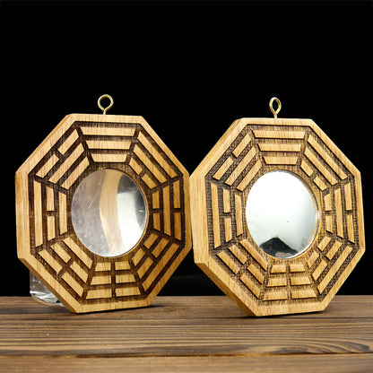 Retro Mahogany Bagua Mirror