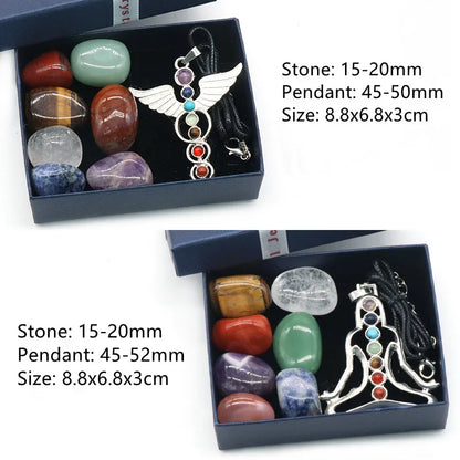 8/14-Piece Natural Crystal Stone Set