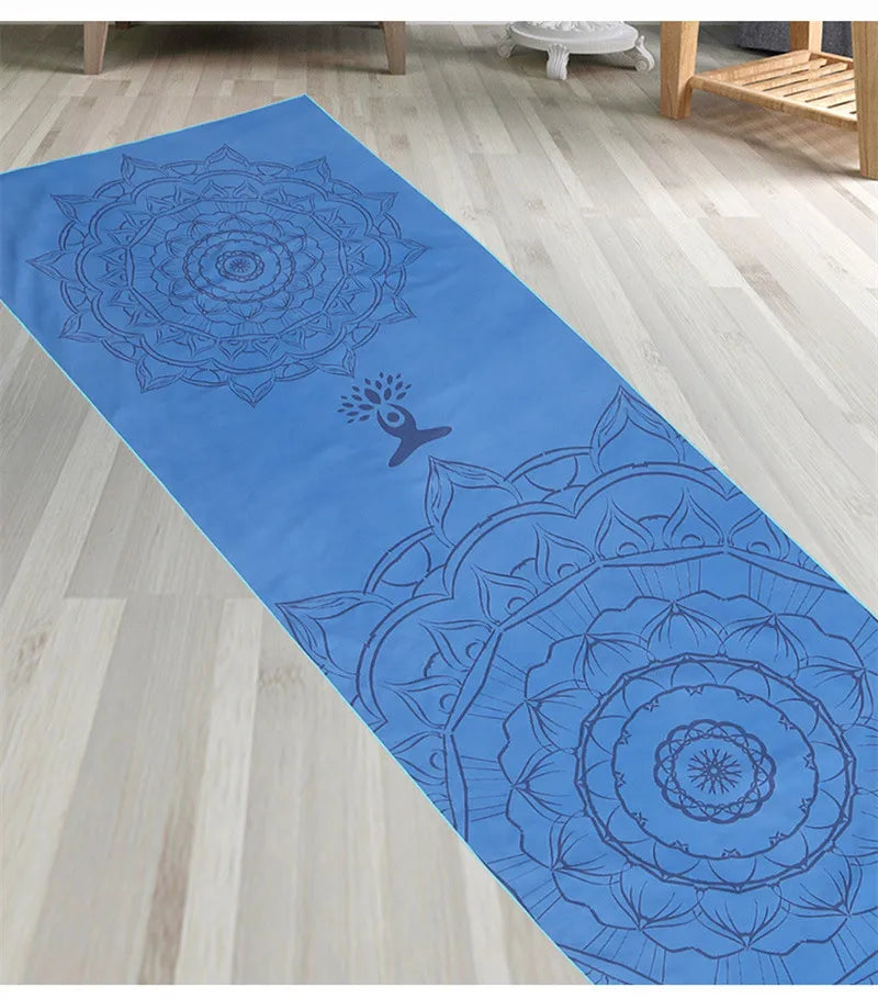 Printed Hot Yoga Mat Towel (185 x 63 cm)