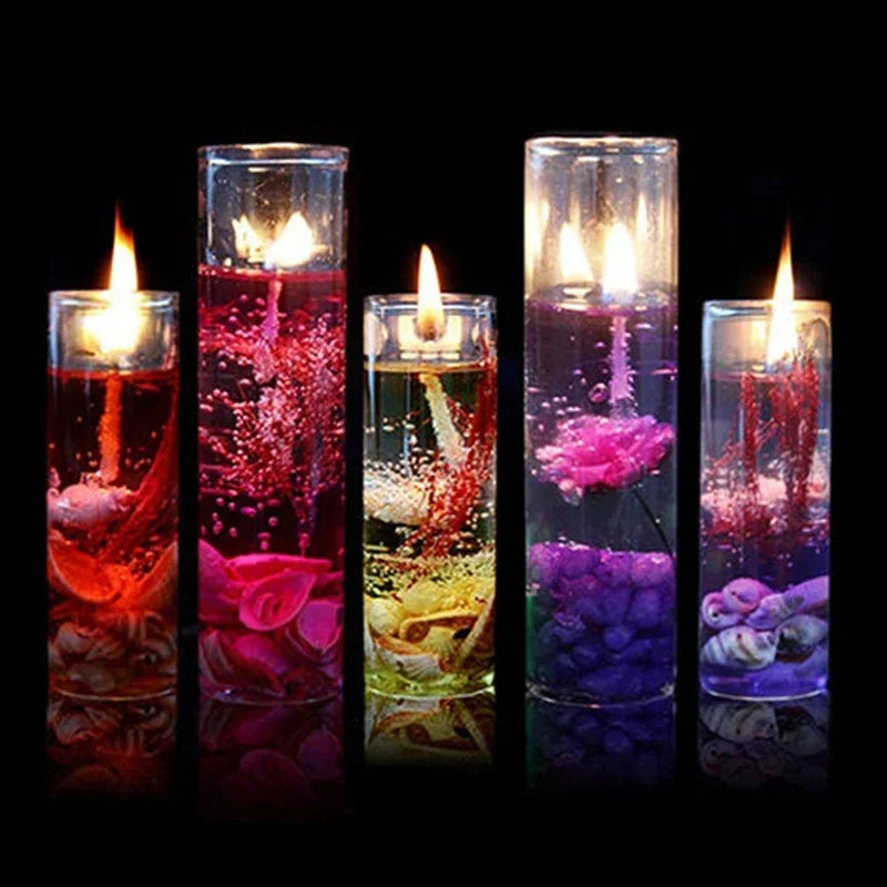 Aromatherapy Smokeless Ocean Shell Scented Jelly Candle
