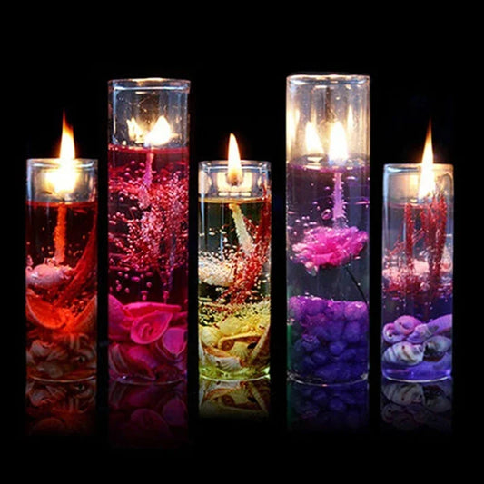 Aromatherapy Smokeless Ocean Shell Scented Jelly Candle