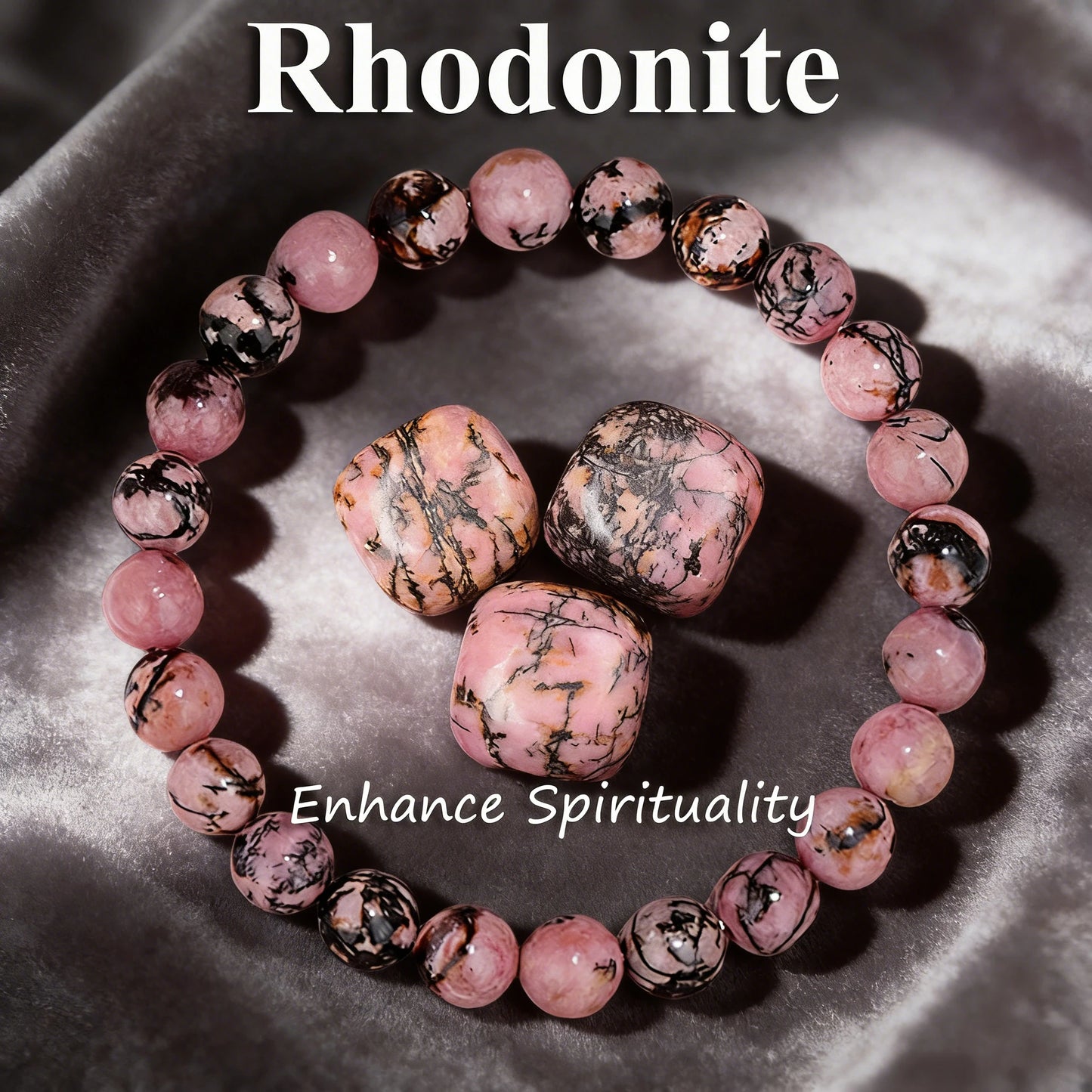 Natural Sodalite Stone Beaded Bracelet
