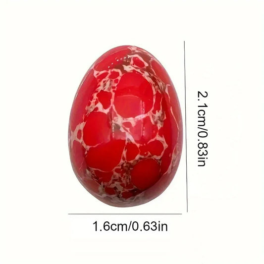 Natural Egg-Shape Healing Crystal Stone