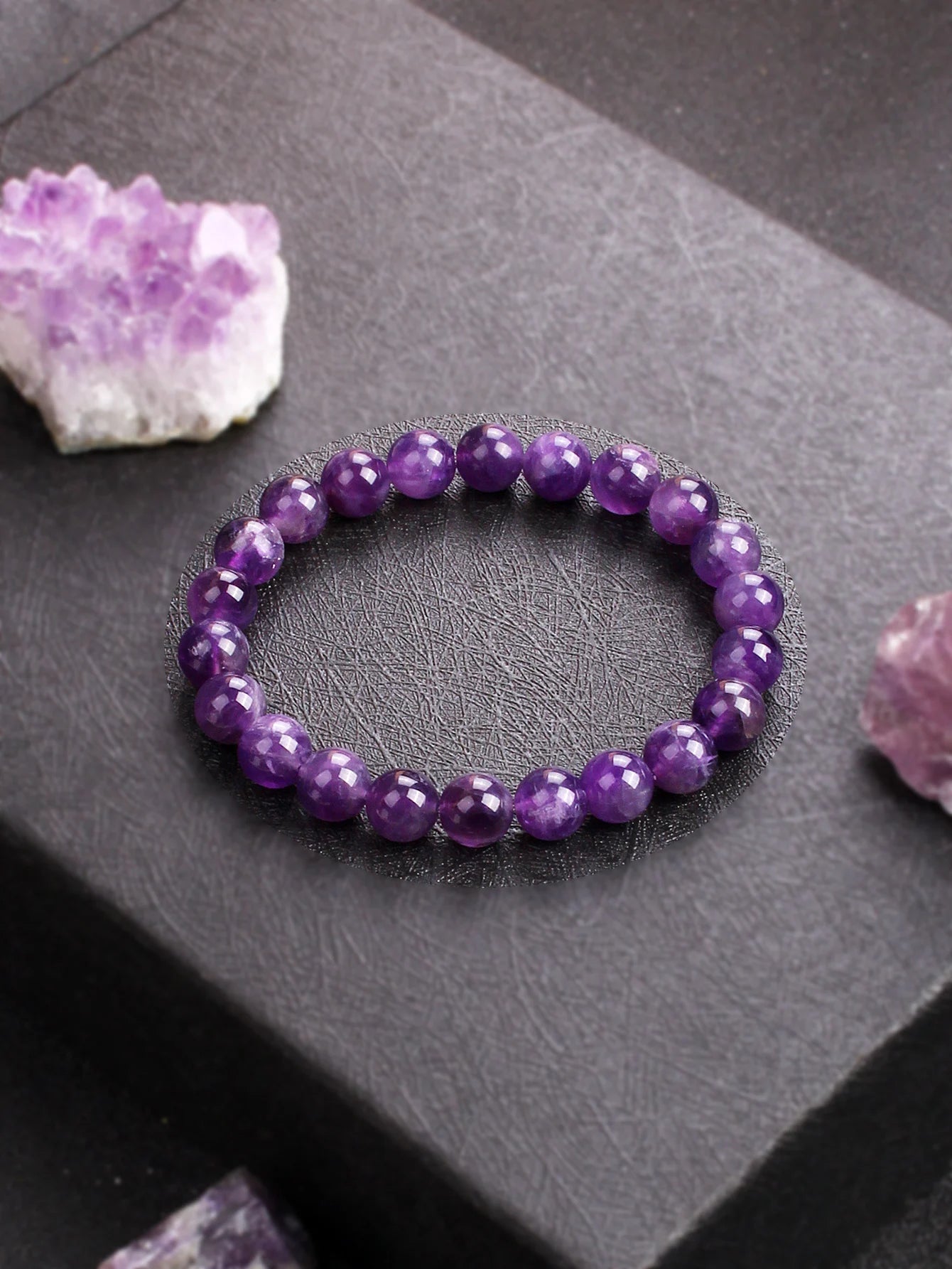 Amethyst Bead Bracelet