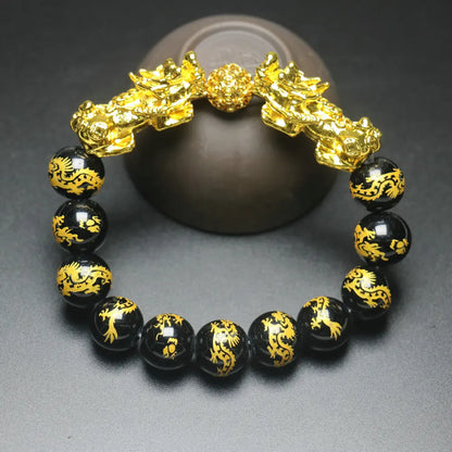 Feng Shui Five Elements Pixiu Wealth Bracelet