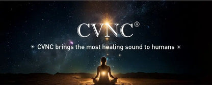 CVNC 7-Piece Colored Frosted Quartz Crystal Singing Bowls Chakra Set (6–12 Inches)
