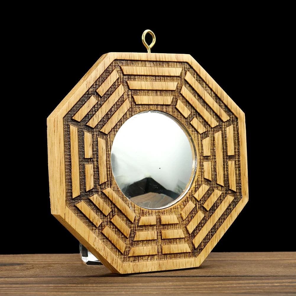 Retro Mahogany Bagua Mirror