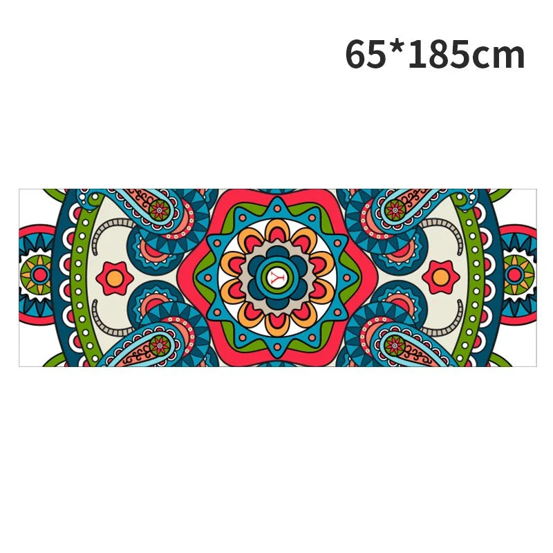Printed Hot Yoga Mat Towel (185 x 63 cm)
