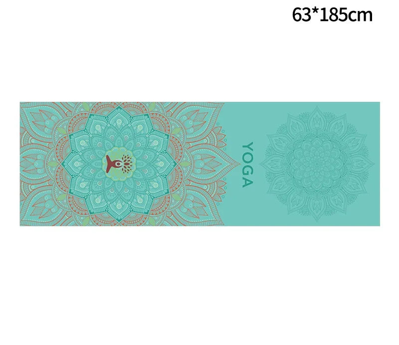 Printed Hot Yoga Mat Towel (185 x 63 cm)