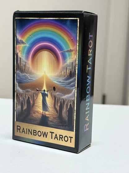 Rainbow Tarot Deck (78-Card English Visions Divination Edition)