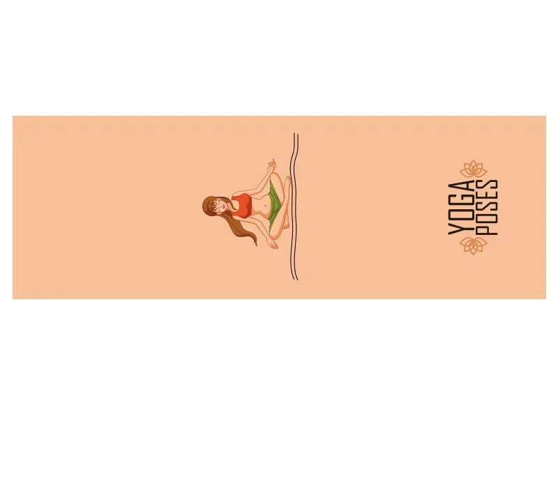 Printed Hot Yoga Mat Towel (185 x 63 cm)
