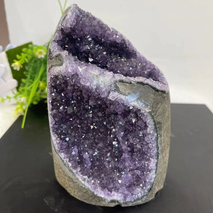 Natural Crystal Cluster Amethyst Stone Geode