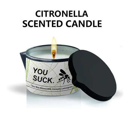 Premium Palo Santo Scented Crystal Energy Candle