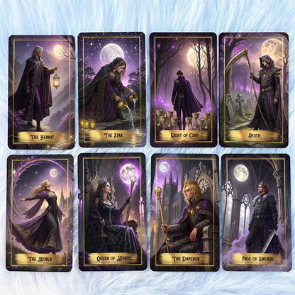 Purple Moon Tarot Deck (78-Card Set)