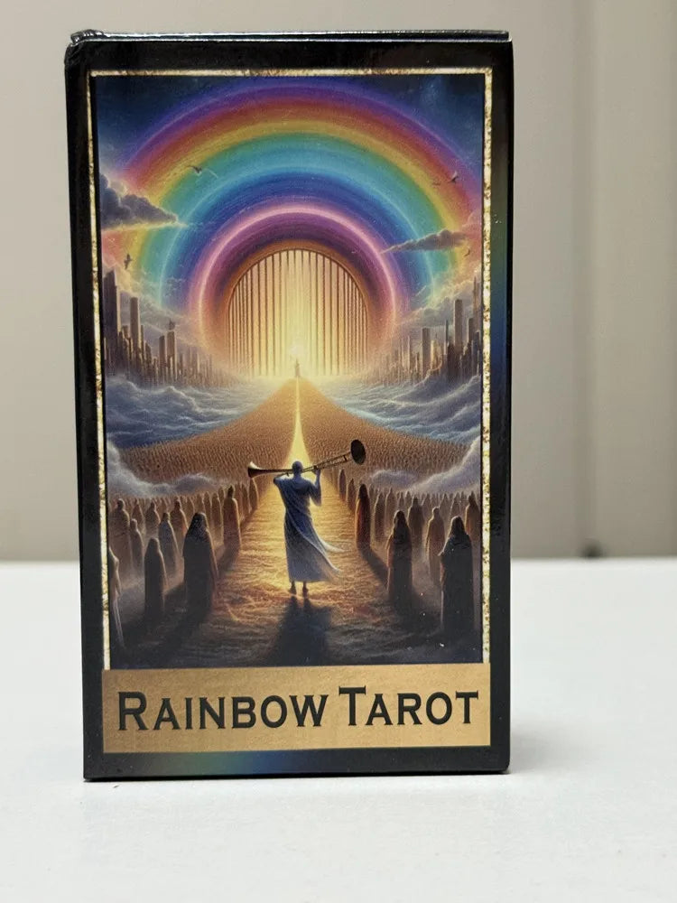 Rainbow Tarot Deck (78-Card English Visions Divination Edition)